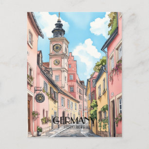 Deutschland Heidelberg Travel Postkarte