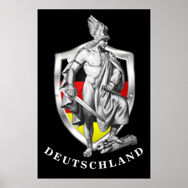 Deutschland Hermann Arminius Poster (Vorne)