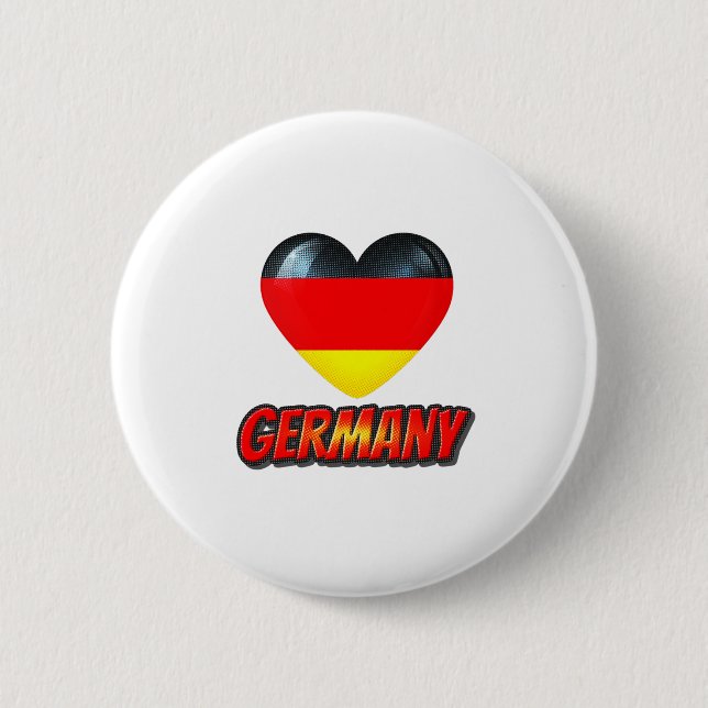 Deutschland Herz Button (Vorderseite)