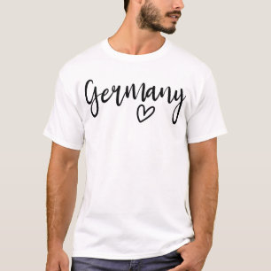 Deutschland Herz Frauen Liebe Deutschland T-Shirt