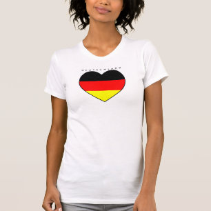 Deutschland Herz Fussball Shirt