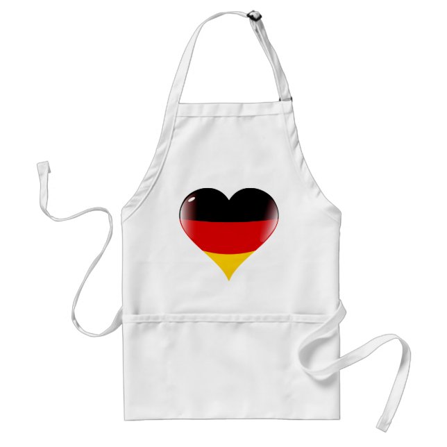 Deutschland-Herz Schürze (Vorne)