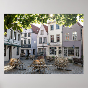 Deutschland, historisches Zentrum, Poster