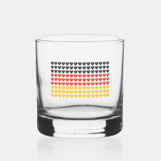 Deutschland HÖRT FLAG Rocks Glass Whiskyglas