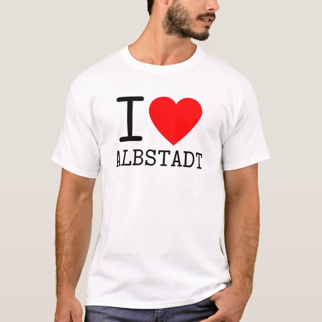 Deutschland I love Albstadt Baden-Württemberg T-Shirt (Vorderseite)
