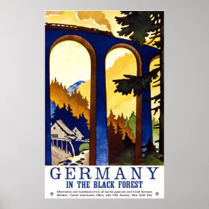 Deutschland im Schwarzwald Poster