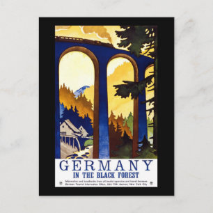 Deutschland im Schwarzwald Postkarte