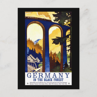 Deutschland im Schwarzwald Postkarte