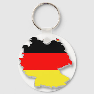 Deutschland in der Form Deutschlands Schlüsselanhänger