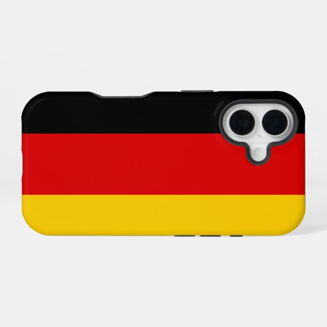 Deutschland iPhone 16 Hülle (Rückseite (Horizontal))