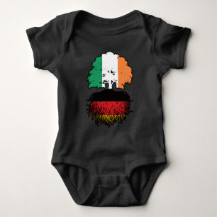 Deutschland Irland Treots Flag Baby Strampler