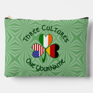 Deutschland Irland USA Shamrock Personalisierter T Zubehörtasche
