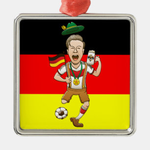 Deutschland ist vierfacher Fußball-Meister Ornament Aus Metall