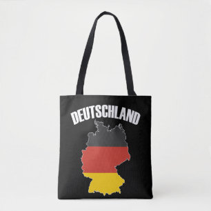 Deutschland Karte - Deutsche Flagge - Deutschland 