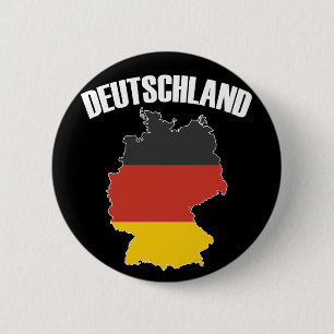 Deutschland Karte - Deutsche Flagge - Deutschland  Button