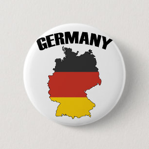 Deutschland Karte - Deutsche Flagge - Deutschland  Button