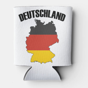 Deutschland Karte - Deutsche Flagge - Deutschland Dosenkühler