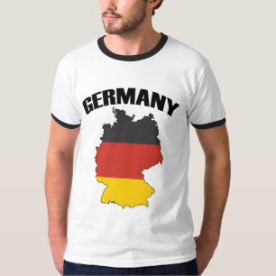 Deutschland Karte - Deutsche Flagge - Deutschland T-Shirt