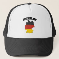 Deutschland Karte - Deutsche Flagge - Deutschland 
