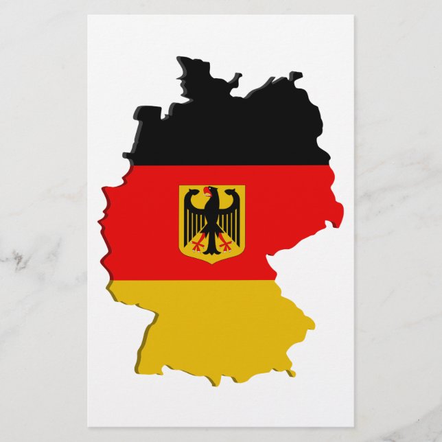 Deutschland-Karte Flyer (Vorne)