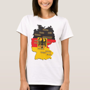 Deutschland-Karte T-Shirt