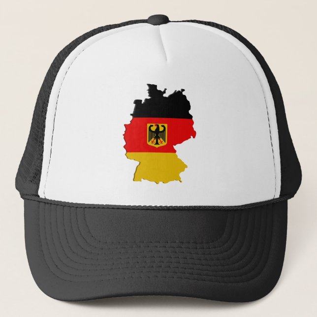 Deutschland-Karte Truckerkappe (Vorderseite)