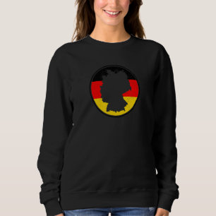Deutschland Karte Vintage deutsche Flagge Sweatshirt
