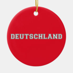 Deutschland Keramikornament