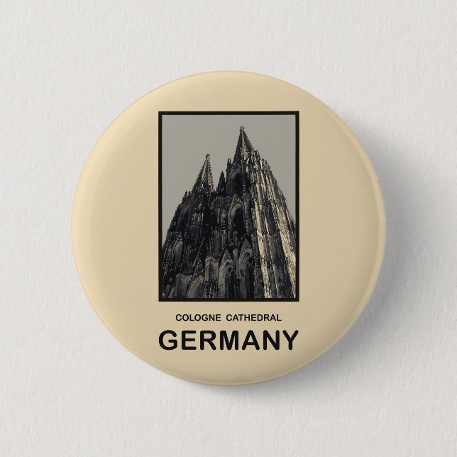 Deutschland Kölner Dom Button (Vorderseite)