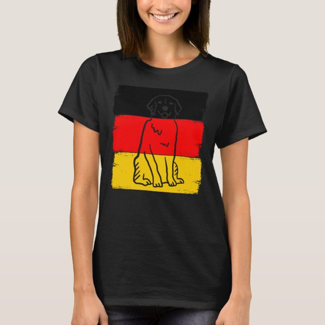 Deutschland Labrador Retriever Dog Owner Hunde Pap T-Shirt (Vorderseite)