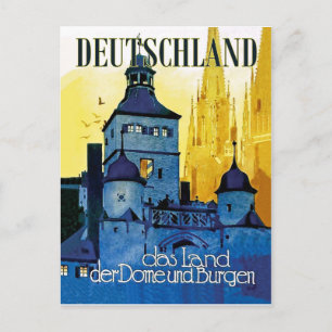 Deutschland, Land der Schlösser, Vintage-Reisen Postkarte