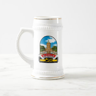 Deutschland Mannheim Vintage souvenir Bierglas