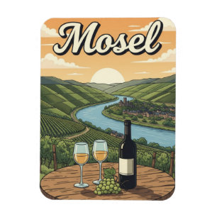 Deutschland Mosel Reise Magnet