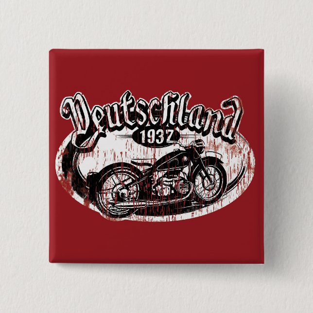 Deutschland Motowear Button (Vorderseite)