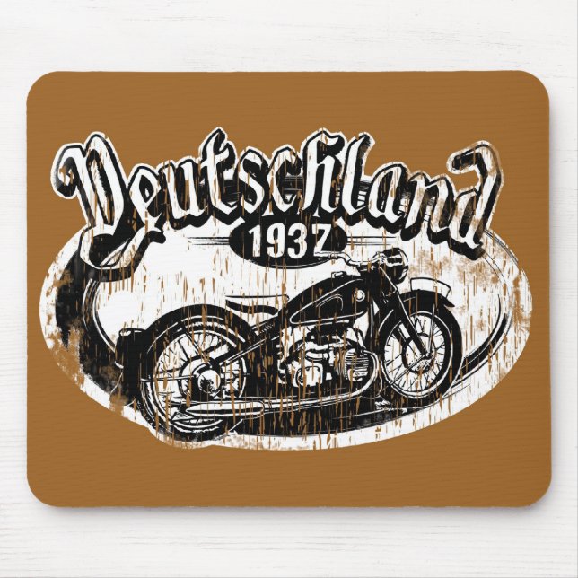Deutschland Motowear Mousepad (Vorne)