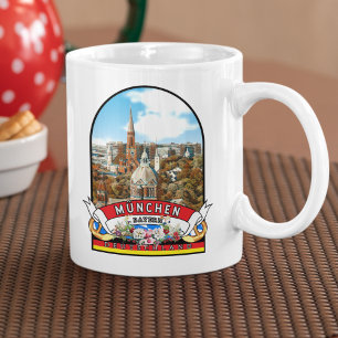 Deutschland München Vintage souvenir Kaffeetasse