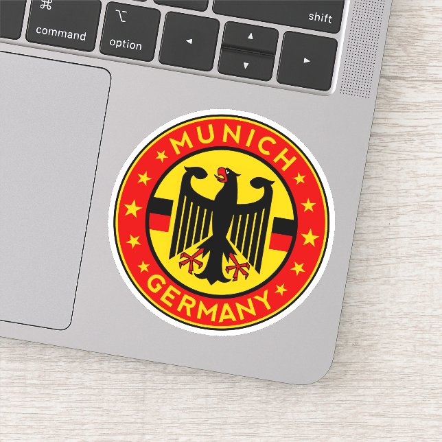 Deutschland, Munich Aufkleber (Detail)
