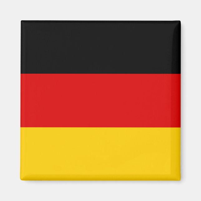 Deutschland - Nationalflagge Magnet (Vorne)