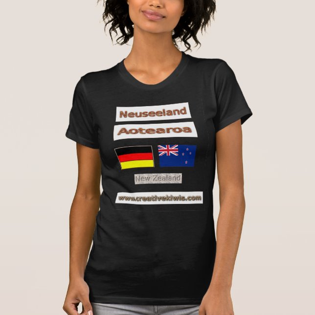 Deutschland, Neuseeland T-Shirt (Vorderseite)