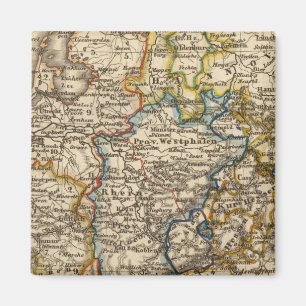 Deutschland, Niederlande und Belgien Magnet
