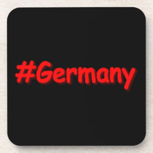 "#Deutschland" Niedliches Design. Jetzt kaufen Getränkeuntersetzer