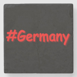 "#Deutschland" Niedliches Design. Jetzt kaufen Steinuntersetzer