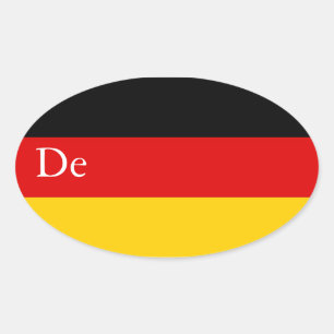 DEUTSCHLAND OVALER AUFKLEBER
