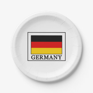 Deutschland Pappteller