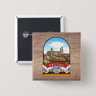 Deutschland Passau Vintage souvenir Button