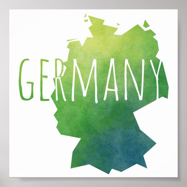 Deutschland Poster (Vorne)