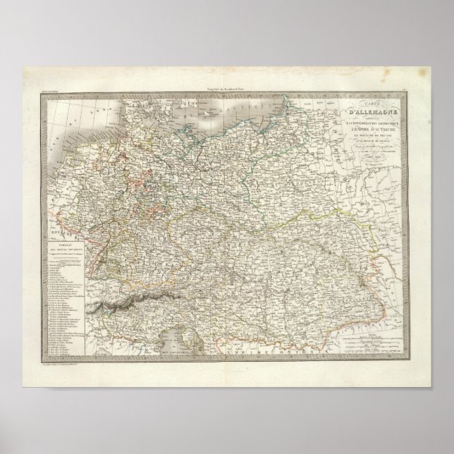 Deutschland Poster (Vorne)