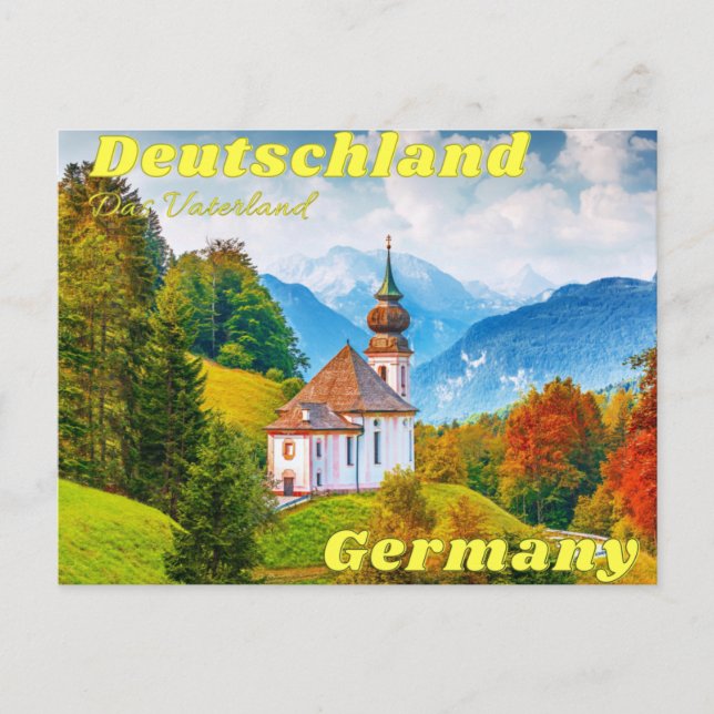 Deutschland Postkarte (Vorderseite)