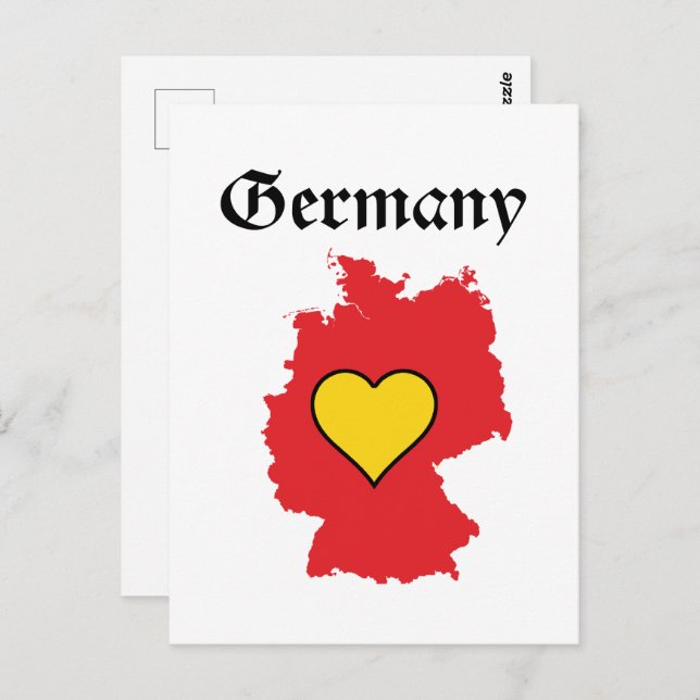 Deutschland Postkarte (Vorne/Hinten)
