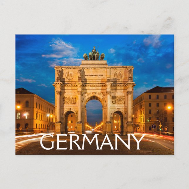 Deutschland Postkarte (Vorderseite)